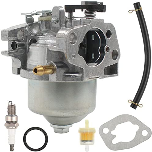 ZAMDOE Vergaser für Champion & Mountfield M150 RM45 RV150 SV150 V35 V40 Motor Benzin Rasenmäher # 18550016/0 118550148/0 LHP16 mit Dichtung Kraftstoffleitung Kraftstofffilter