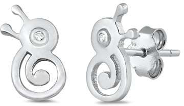 Sterling Silber 925 Schnecke Ohrstecker Ohrringe LTDELEP441621