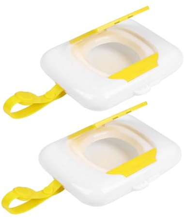 Cabilock 2stücke Feuchttücherhalter Mit Deckel Für Schlafzimmer Babyzimmer Küche Wohnzimmer Badezimmer Und Lagerung Box Für Feuchttücher Behälter Spender Für Outdoor