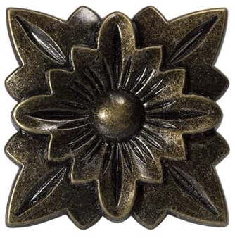 LIUPOCVRE shuaiyu Möbel-Metall-Dekorationsplatte, kompatibel mit Beinen und Türrahmen usw. Antik-Bronze-Farbe, Zinklegierungsmaterial, Dekor (Color : Antique Bronze 37.5)