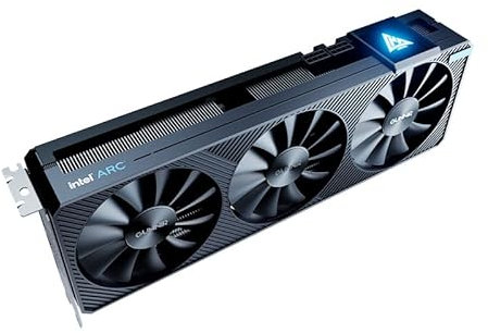 WEELIAO GUNNIR Intel Arc A770 Photon 16G OC Grafikkarte, 2400 MHz Grafikkarte, 16G 256-Bit GDDR6, PCIE4.0, 1 HDMI, 3 DP, 3 Lüfter, TBP 285