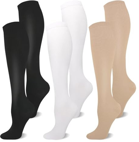 Campsnail Kompressionsstrümpfe Damen und Herren Stützstrümpfe Kompressionssocken für Flug Sport Reisen Laufen