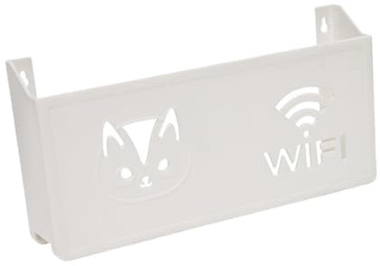 jojofuny Router Box Hider Decorative Wall Mount Storage for Routers Electronics No Drill Required