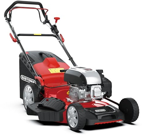 SISTEMA® – Tagliaerba semovente con motore a benzina 4T 171cc OHV DG750 3 velocità, taglio 51cm | Mod. SPL-TR 510-171-3S