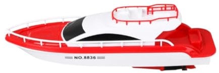 Harilla Elektrisches Schnellboot-Spielzeug, Boot-Spielzeug, Wasserspielzeug, tragbar, Partygeschenk, Baby-Badespielzeug, Spielzeug für Kinder, Rot