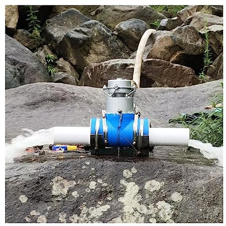 LYDBMYT 1000 W Mikro-Wasserkraftgenerator, Wasserkraftgenerator, 220 V Generator, Wasserturbinengenerator, wasserbetriebene Generatoren für den Außenbereich