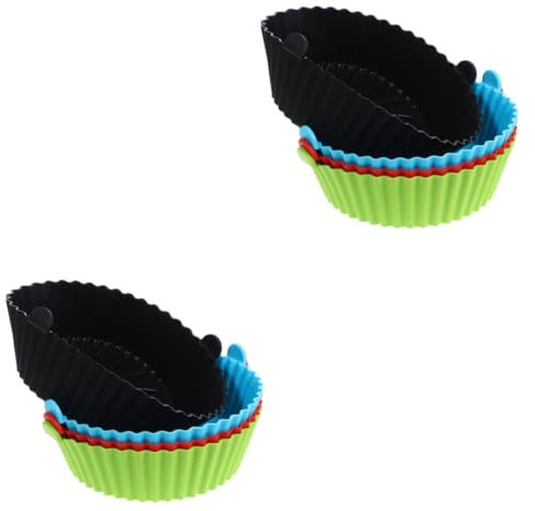 Alipis 2 Ensembles Accessoires De Friteuse À Air Empiler Filtres De Remplacement Pour Friteuse À Air Four À Frite Fryer À Air Doublures De Friteuses À Air Gel De Silice 4 Pièces * 2