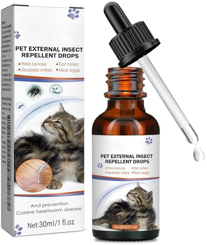 Saleependent 30ml Zeckenmittel für Hunde, Schutz für Hunde und Katzen