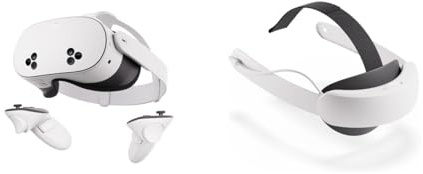 Meta Quest 3S 256 GB Headset + Elite Strap & Battery