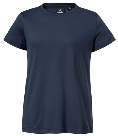 Schöffel Damen T Shirt Style Collada WMS, schnell trocknendes T-Shirt mit Rundhalsausschnitt, Funktionsshirt aus recyceltem Material