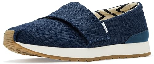 TOMS Resident Plus Sneaker, Navy Heritage Canvas, 36.5 EU