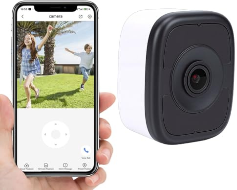 Sxhlseller 5MP 3K Fensterkamera, Intelligente Überwachungskamera mit KI Bewegungserkennung, Farbnachtsicht, 2 Wege Audio, Dualband WiFi 6, Peel and Stick Installation, mit Cloud Speicher,