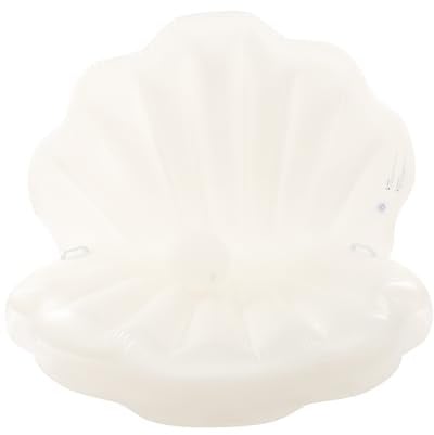 Flotteur de piscine gonflable en coquillage - Jouet d'eau pour piscine, plage, lit de natation pour adultes - 120 x 120 x 120 cm