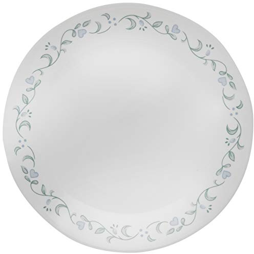 CORELLE Speiseteller 21,5 cm, Vitrelle-Glas, bruchresistent, leicht | Frühstücksteller, dreifach gepresstes Spezialglas, für Mikrowelle, Backofenfest, spülmaschinenfest, weiß