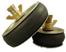 Drain Stopper/Plug 4 inch/Rodding Eye Plug(100ml) with Heavy Duty Rubber Seal and Rust Protected Metal Clamping Plates