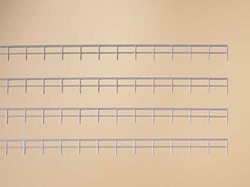 Auhagen 42655.0-Geländer für Bahnbrücken, Gesamtlänge 1660 mm, bunt