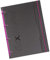 flexiNotes NOTIZBUCH A5, Typ: fN Black, Beere, 75 Blatt kariert - Ring S