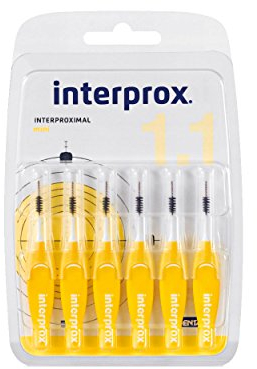Interprox Spazzolini interdentali giallo mini 3 x 6 pezzi