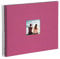 goldbuch 25 908 Spiralalbum mit Bildausschnitt, Bella Vista, Foto Album 35 x 30 x 1,5 cm - Spirale ⌀ 2,8 cm, Erinnerungsalbum aus Leinen, 40 schwarze Seiten, Fotobuch zum Selbstgestalten, Fuchsia