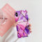 DEFBSC iPhone 7 Plus/iPhone 8 Plus Marble Case, Colourful Marble Case Ultra Slim Soft TPU Bumper Shockproof Colourful Marble Back Cover Case for iPhone 7 Plus/iPhone 8 Plus, Purple