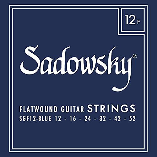 Sadowsky Blue Label Guitar String Set, Stainless Steel, Flatwound - 012-052