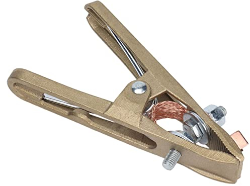 Erdungsklemme 400A Hochleistungs Masseklemme mit Feststellbaren Schrauben, 160mm Kupferschweißen Schweißerdklemme für Handschweißgerät