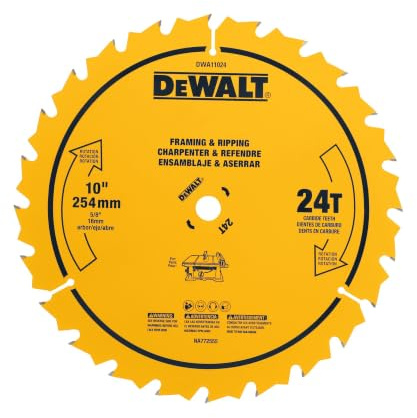 DEWALT 10 in. 24T General Purpose Saw Blade (DWA11024)
