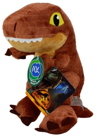 Jurassic World Dominion T-Rex superweicher Plüsch, Geschenkqualität, 20 cm