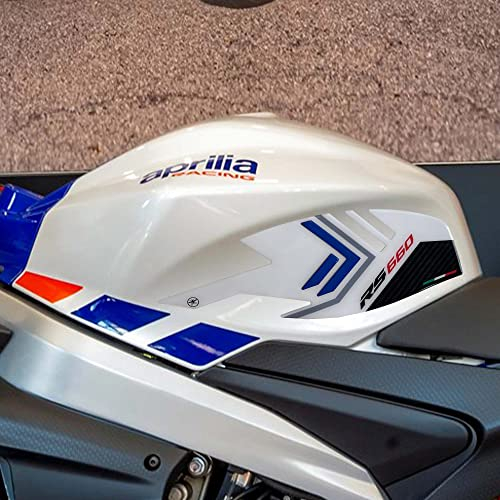 labelbike - 3D Gelharz Aufkleber Motorrad Tankseitenschutz kompatibel mit Aprilia RS 660 Limited Edition 2020-2023