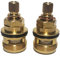 Compatible Pair of Ceramic Tap Cartridges for Franke Orlando Kitchen Mixer Monobloc Tap