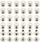 CEEYSEE 100 Pezzi (50 set) Viti Per Rilegatura M5x6mm Viti Chicago Vite a Testa Piatta Rivetti Vite Viti Rilegatura Kit Per Decorazione in Pelle, Album e Fai Da Te (M5 x 6mm)