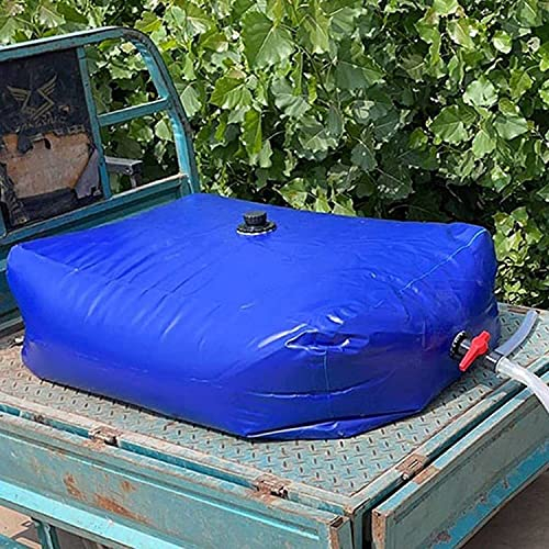 MANUKS Wasserbehälter Tragbarer Wassertank für Notfälle, 8000L Weicher Trockenheitsresistenter Wassersack Wassertank Campingausrüstung Road Trip Wassersäcke für Garten Landwirtschaft (5000L/2.5x2x1m)