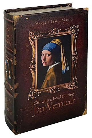 zeitzone Hohles Buch Das Mädchen mit dem Perlenohrring Jan Vermeer Buchversteck 27cm