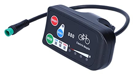 Fydun Elektrisches Fahrrad für Kt Led880 Display E Bike 36V 48V Display Meter E Bike Zubehör Optoelektronische Produkte LCD Display5 Nadeln auf dem Kopf,