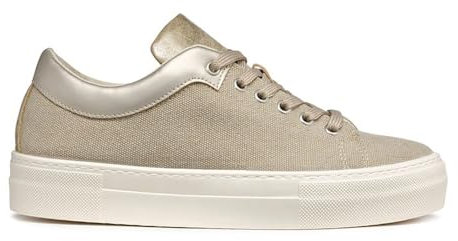 Geox D Claudina A, Zapatillas Mujer, Beige, 39 EU