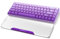 MAMBASNAKE Acrylic Wrist Rest - Reposamuñecas para Teclado de 65% Compact 68 Teclas, Acrílico Transparente Custom, Patas de Goma Antideslizantes, Ergonómico para Oficina/Juegos/Laptop/PC - Púrpura