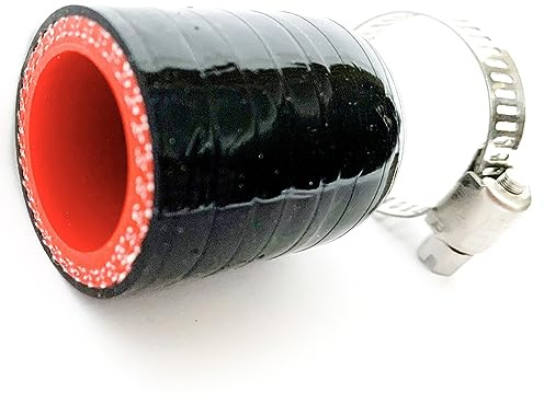 Bekelan 22mm Black 3 Layer Reinforced Silicone Coolant Cap with Clamp for Turbo Bypass Valve Vacuum Cleaner Throttle Body Water Connector Heater Core Leak Repair