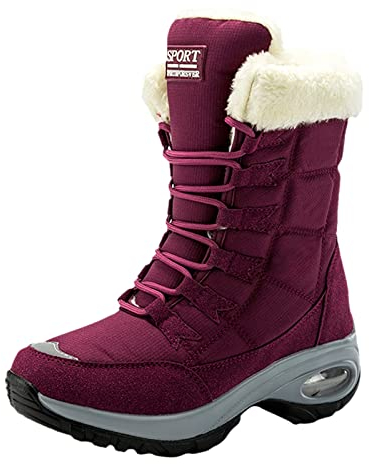 BSWFA Langlaufski Herren Klassisch Mit Bindung Und Schuhe Schu Herren I-5923 Schuhe (Red, 42)