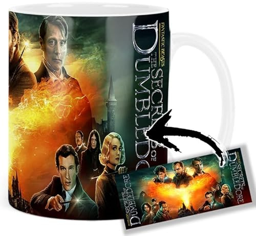 Fantastic Beasts The Secrets Of Dumbledore Jude Law Mads Mikkelsen Eddie Redmayne Tasse Keramikbecher Mug