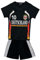 Fashion Boy Fussball Fan Set Deutschland Germany Trikot + Shorts, in Schwarz, Gr. 104, JS780.4
