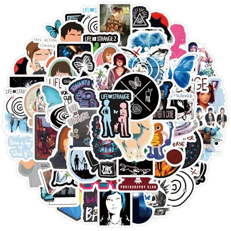 Aufkleber Life is Strange, Graffiti, wasserdicht, Vinyl für Erwachsene, Geburtstagsparty, Dekoration, Gastgeschenke für Wasserflaschen, Laptop, Koffer, Scrapbooking, 65 Stück