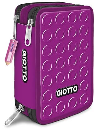 Giotto Astuccio Stilnovo 3 Zip, Viola