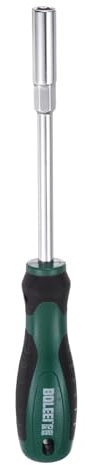 QUARKZMAN Chiave a Dado Metrico 8mm Cr-V con Asta Cava, Cacciavite a Bussola Esagonale con Punta Non Magnetica Manico Antiscivolo per Riparazioni Automobilistiche