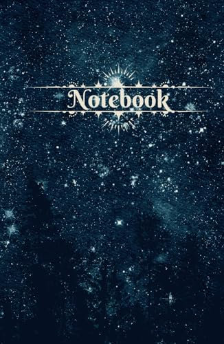 Blue Galaxy Notebook | Hardcover | Dotted Pages | Diary | Bullet Journal