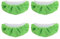 4 Piezas Almohadillas para Trapeador a Vapor para Limpiador a Vapor de Mano, Paños de Microfibra Funda Almohadillas de Repuesto Compatibles con Bissell Steam Shot, Dupray, PurSteam, Comforday