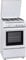 COOK5050NV - Cucina a gas con forno, 4 fuochi, 50x50 cm, Bianco