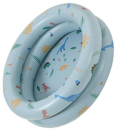 Gonetre Piscine Gonflable bébé Rétro Souffle la Piscine des Enfants Mignon Style épaissis de Piscine D'eau pour Jeu en Plein Air Intérieur (Dinosaure bleu)