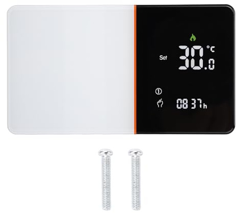 Gearwell WiFi Thermostat, Smart Temperature Controller, LCD Heating Thermostat, APP Control, 5+1+1 Programming, 6 Periods Schedule, 5A Floor Heating System