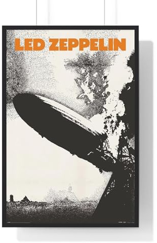 Led Zeppelin Debut Album Artwork Maxi Poster Official Licensed Music Wall Art 61 x 91.5 cm