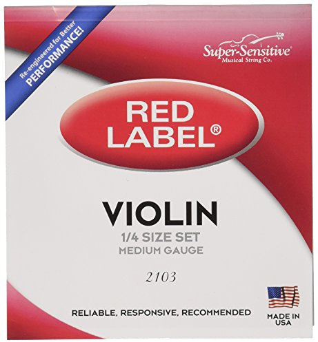 Super Sensitive 1/4 Orchestra Tension Red Label Violinensaiten (2103)